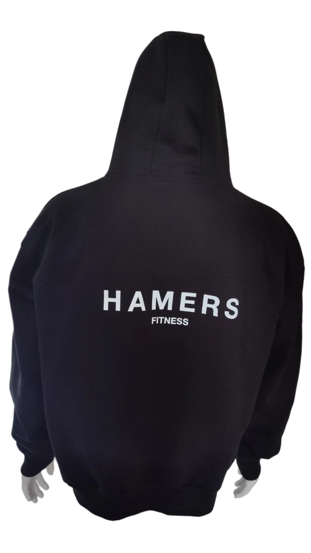 Hamersfitness Oversized Black Unisex Hoodie