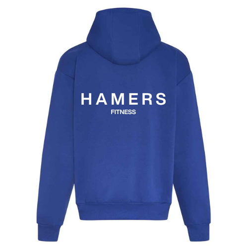 Hamersfitness Oversized Bright Royal Unisex Hoodie