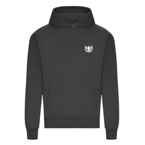 Hamersfitness Oversized Solid Charcoal Unisex Hoodie