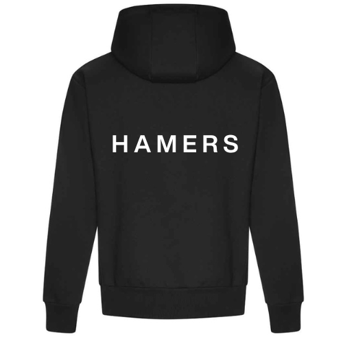 Hamers Oversized Black Unisex Hoodie