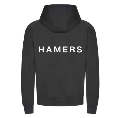 Hamers Oversized Solid Charcoal Unisex Hoodie