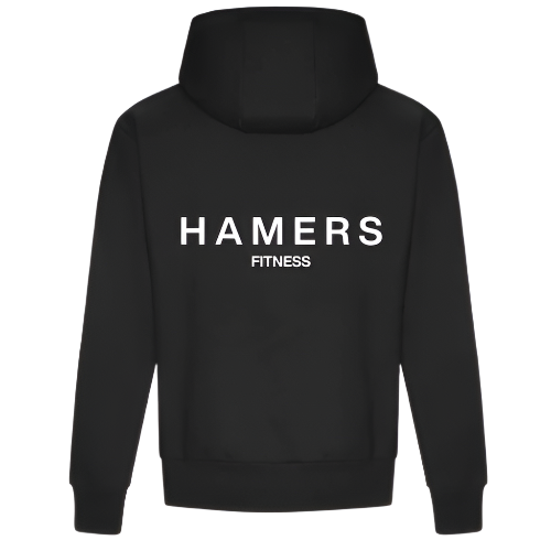Hamersfitness Oversized Black Unisex Hoodie