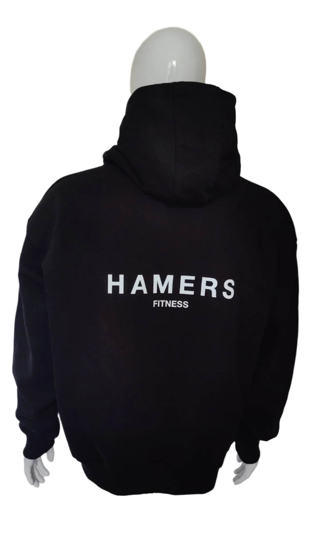 Hamersfitness Oversized Black Unisex Hoodie