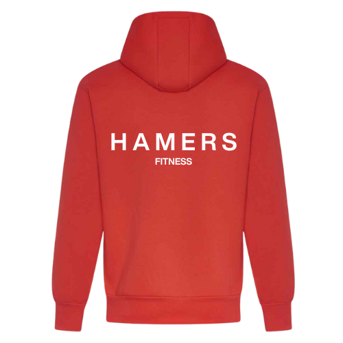 Hamersfitness Oversized Soft Red Unisex Hoodie