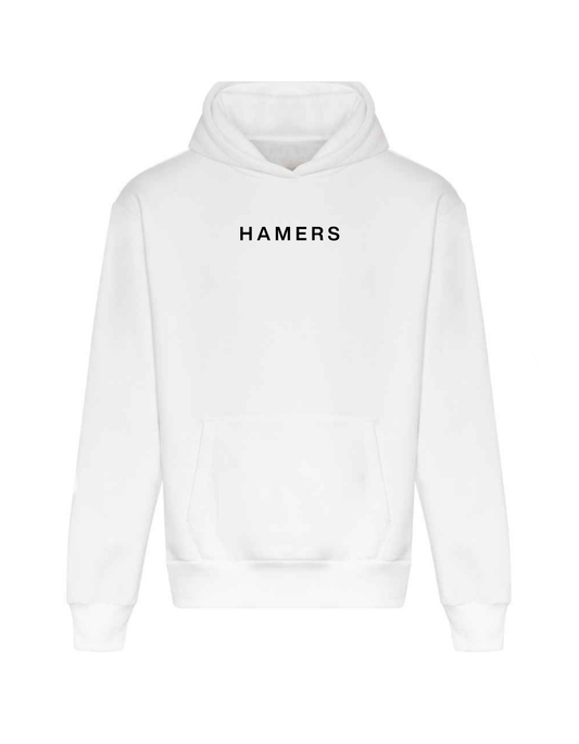 Hamers Oversized Arctic White Unisex Hoodie