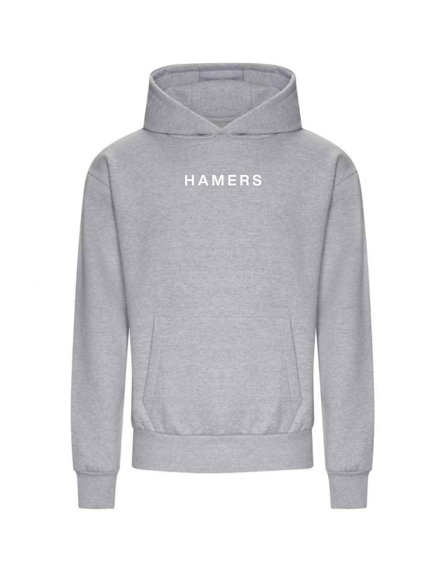 Hamers Oversized Heather Grey  Unisex Hoodie