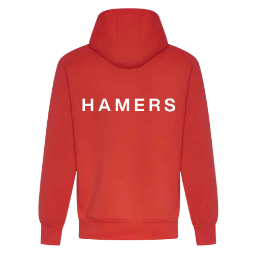 Hamers Oversized Soft Red Unisex Hoodie