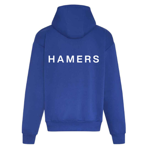 Hamers Oversized Bright Royal Unisex Hoodie